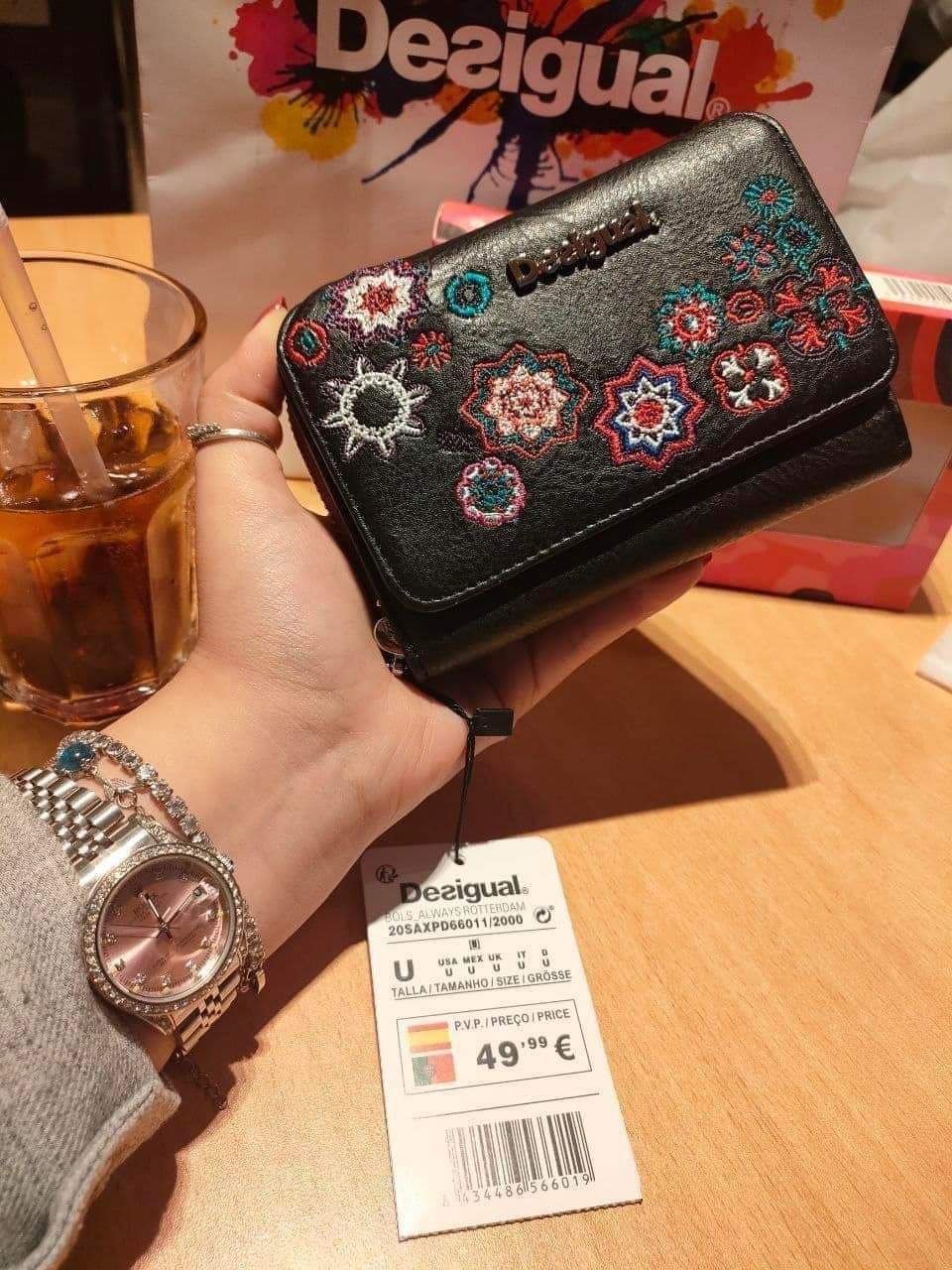 Desigual - Wallet (Black) - Block Soly