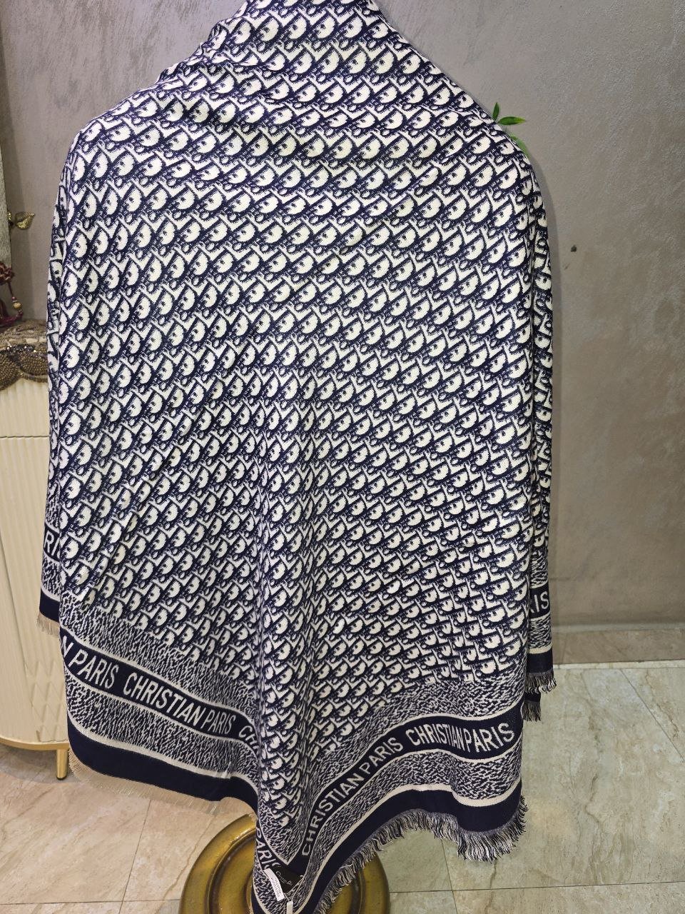 Scarf Blue Black - Block Soly