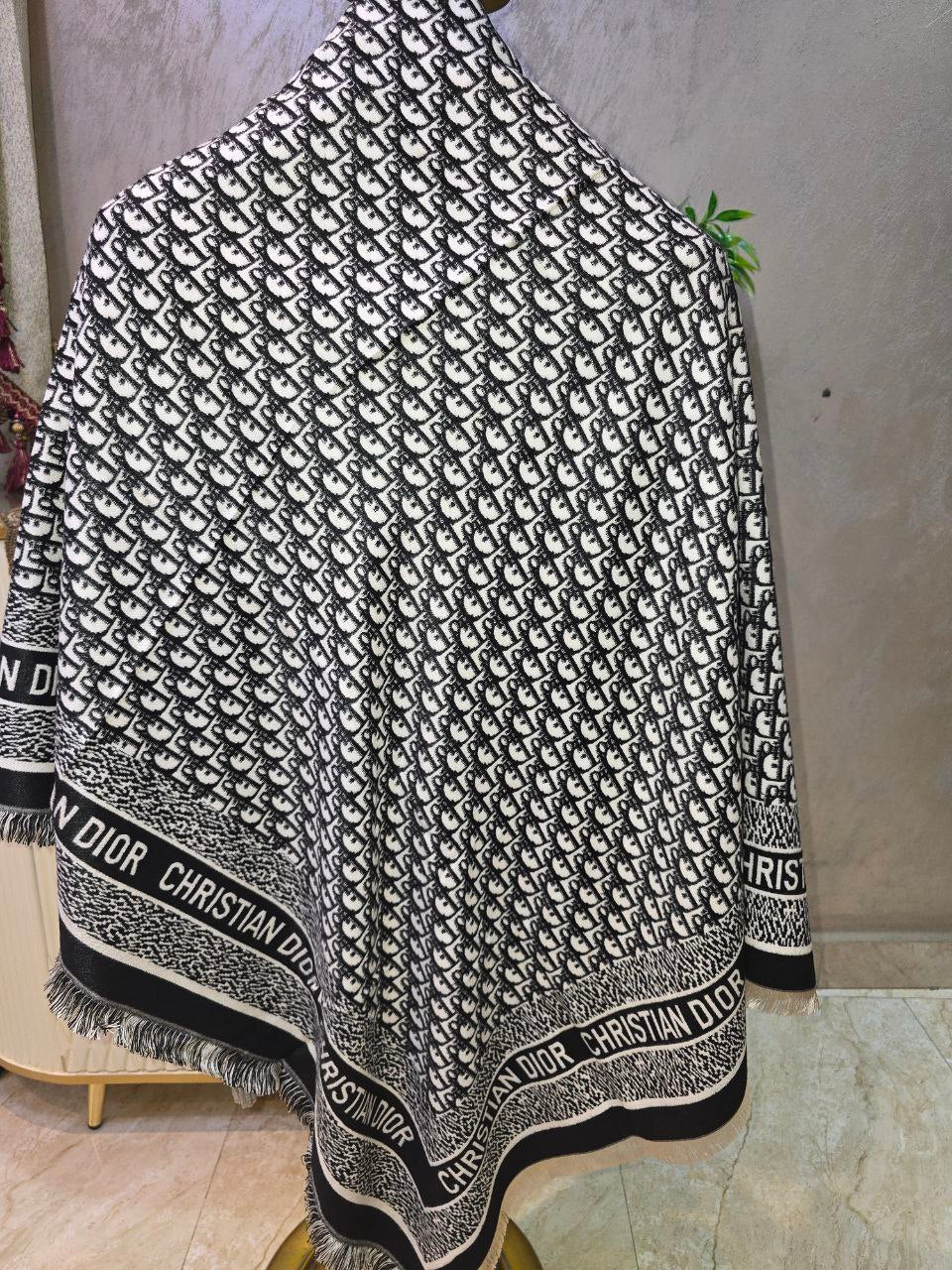Scarf Blue Black - Block Soly