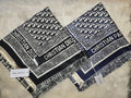 Scarf Blue Black - Block Soly