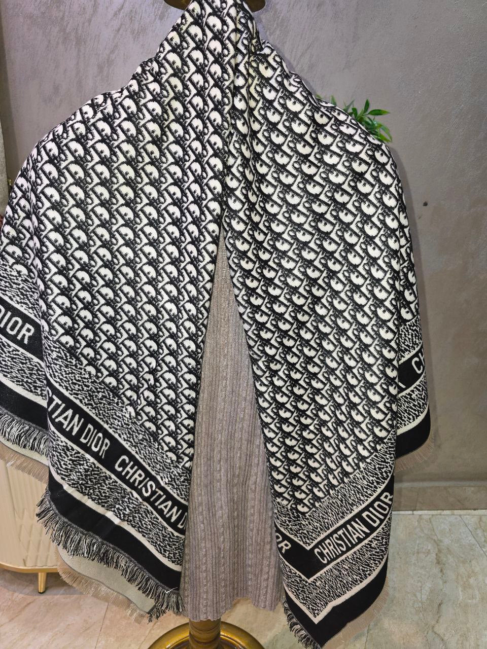 Scarf Blue Black - Block Soly